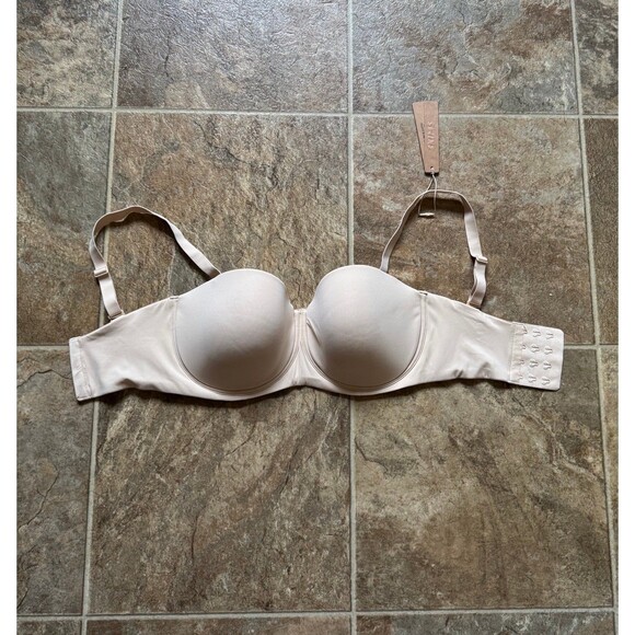 Skims Fits Everybody Strapless Bra Sand 32DDD - Picture 1 of 6